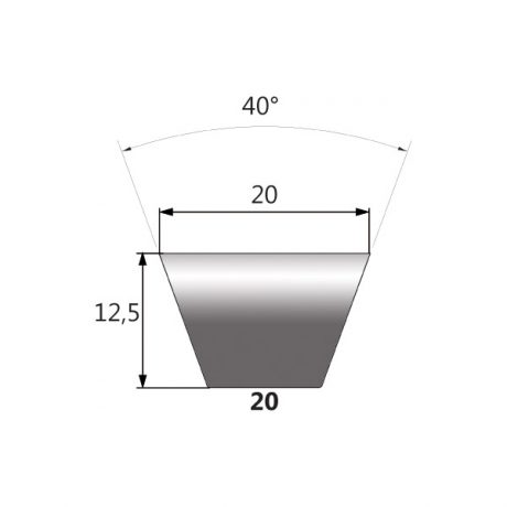 V-belts with a narrow cross section