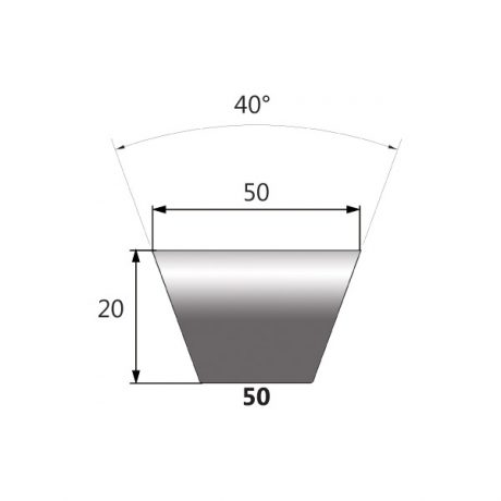 V-belts with a narrow cross section