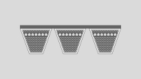 Channel belt with Kevlar