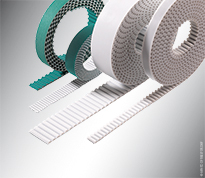 Open toothed PU belts