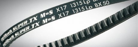 V-belts with internal serration